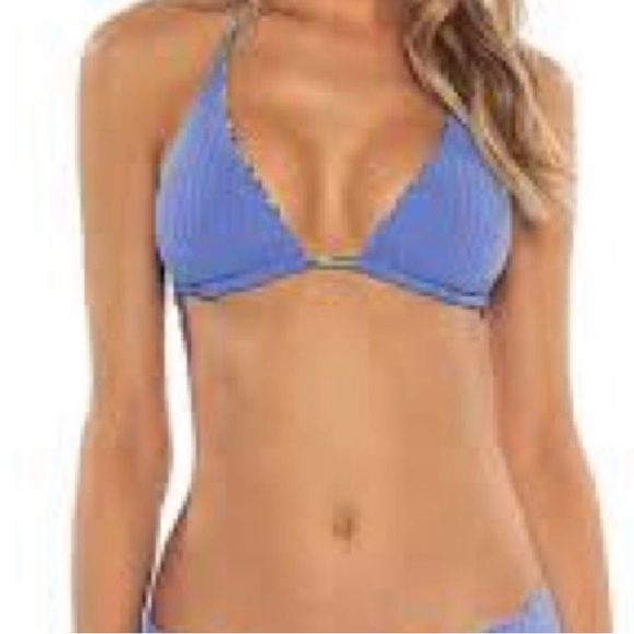 NWT Becca Animal Instincts Reversible String Triangle Bikini Top‎ - Picture 4 of 8